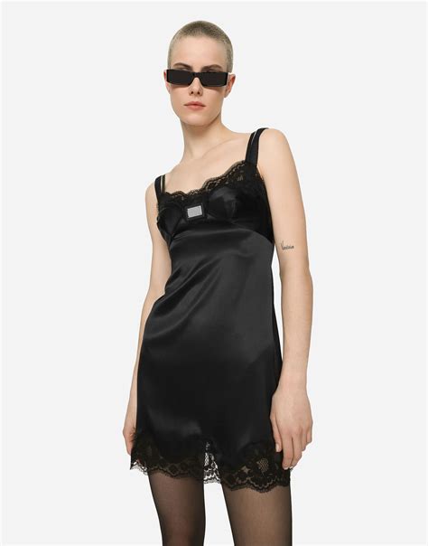 Short slip dress with Dolce&Gabbana tag.